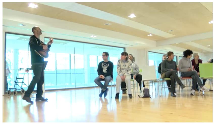 Conservatoire Pablo Picasso, répétition pour le spectacle "Mettons les voiles" 